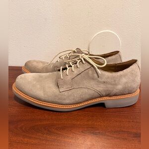 Cole Haan Men's Suede Oxfords - Light Gray